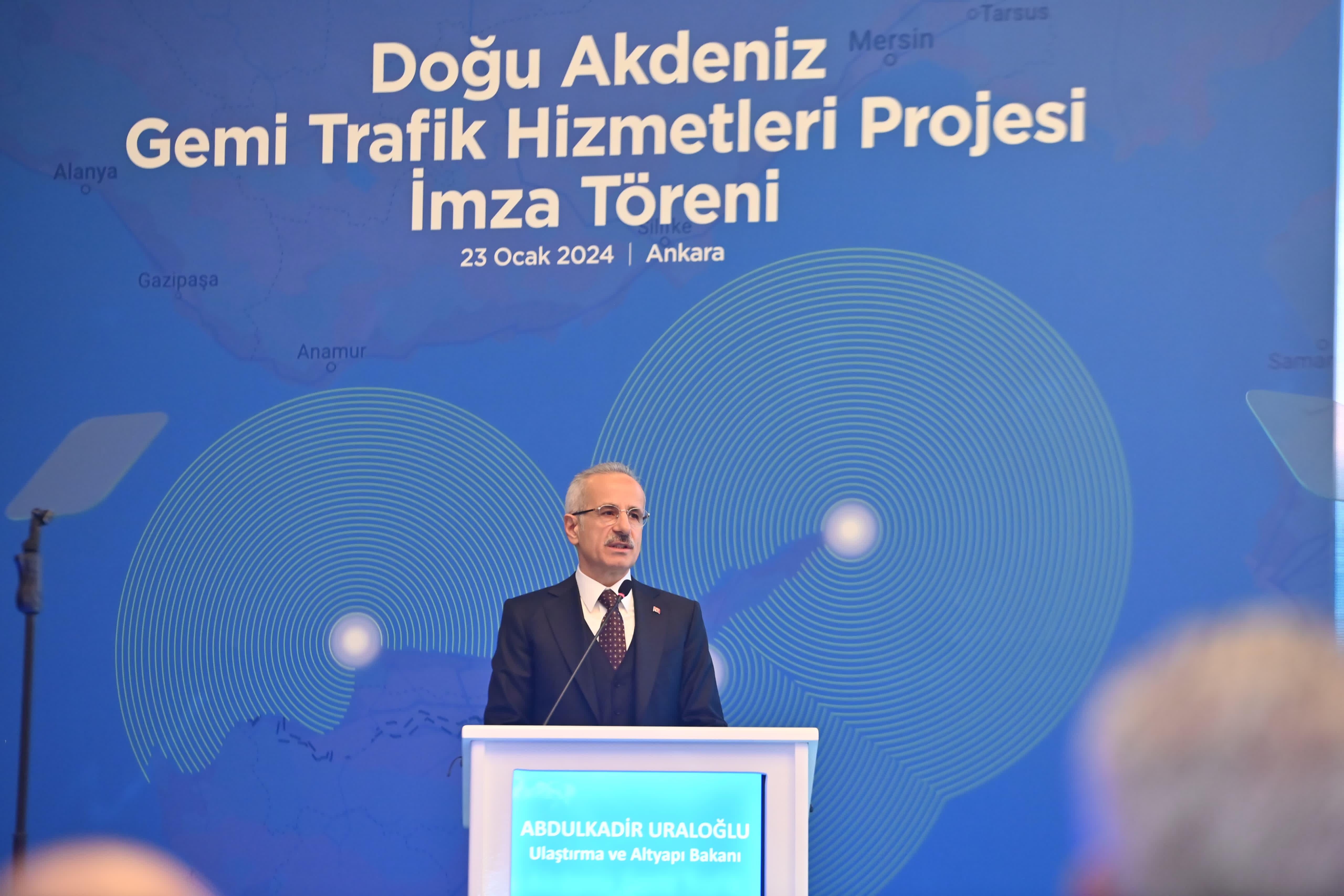 ‘DOĞU AKDENİZ GEMİ TRAFİK HİZMETLERİ SİSTEMİ PROJESİ'NDE İMZALAR ATILDI