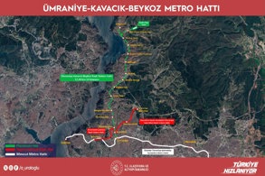İSTANBUL'A 3 İLÇEYİ BİRBİRİNE BAĞLAYACAK METRO