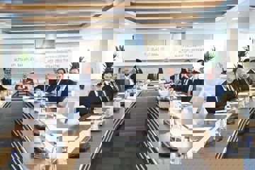 ULAŞTIRMA VE ALTYAPI BAKANI ABDULKADİR URALOĞLU DEİK’İ KABUL ETTİ