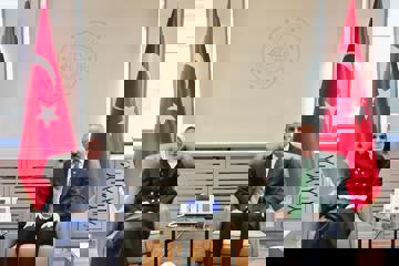 BAKAN URALOĞLU, AİLE VE SOSYAL HİZMETLER BAKANI GÖKTAŞ İLE BİR ARAYA GELDİ