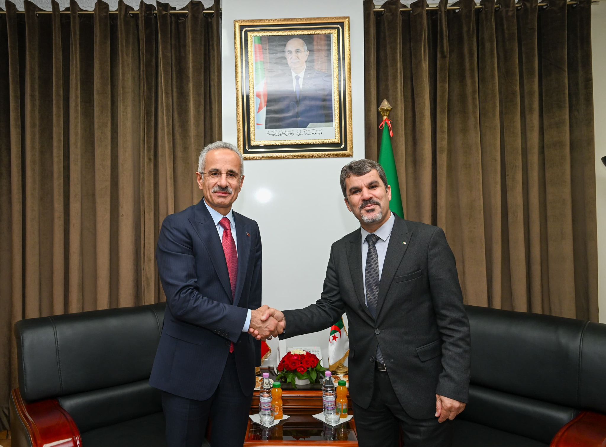 ULAŞTIRMA VE ALTYAPI BAKANI ABDULKADİR URALOĞLU CEZAYİR ZİYARETİNDE