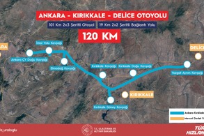 KAFKAS ÜLKELERİNE ULAŞIMI GÜÇLENDİRECEK OTOYOLDA ÇALIŞMALAR HIZLANDI