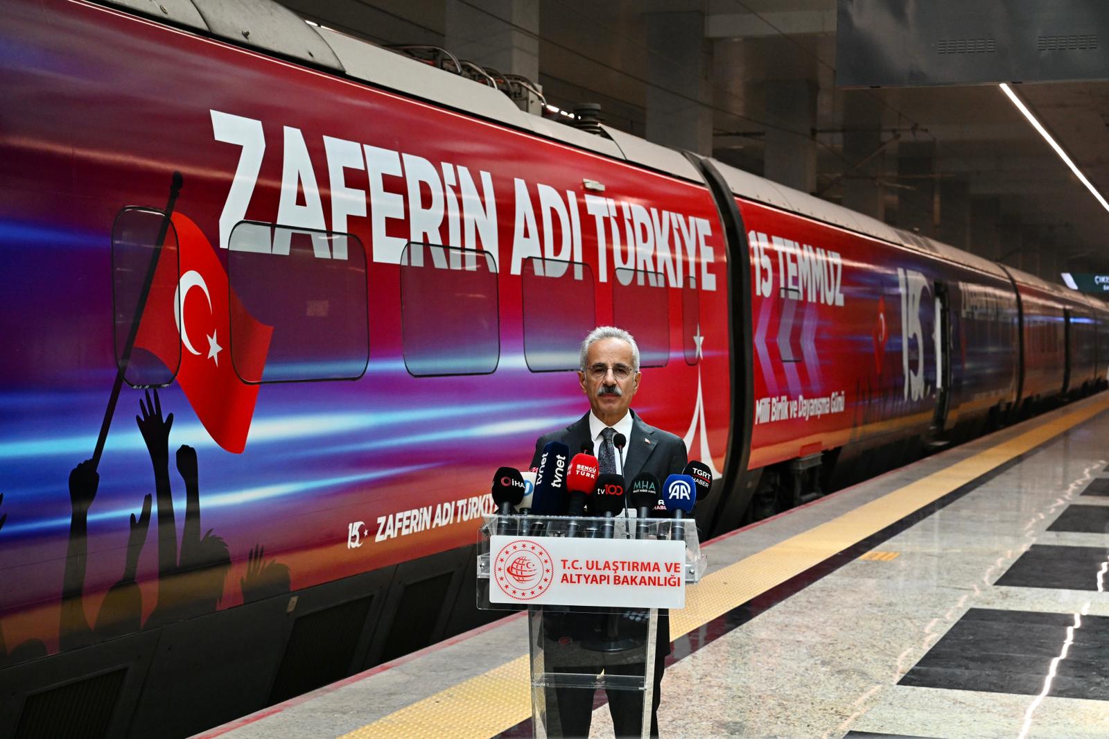 15 TEMMUZ DEMOKRASİ VE MİLLİ BİRLİK TRENİ BİR KEZ DAHA RAYLARDA
