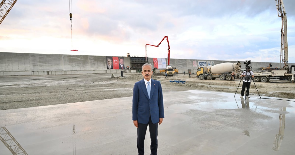 İYİDERE LOJİSTİK LİMANI’NDA KRİTİK AŞAMA TAMAMLANDI