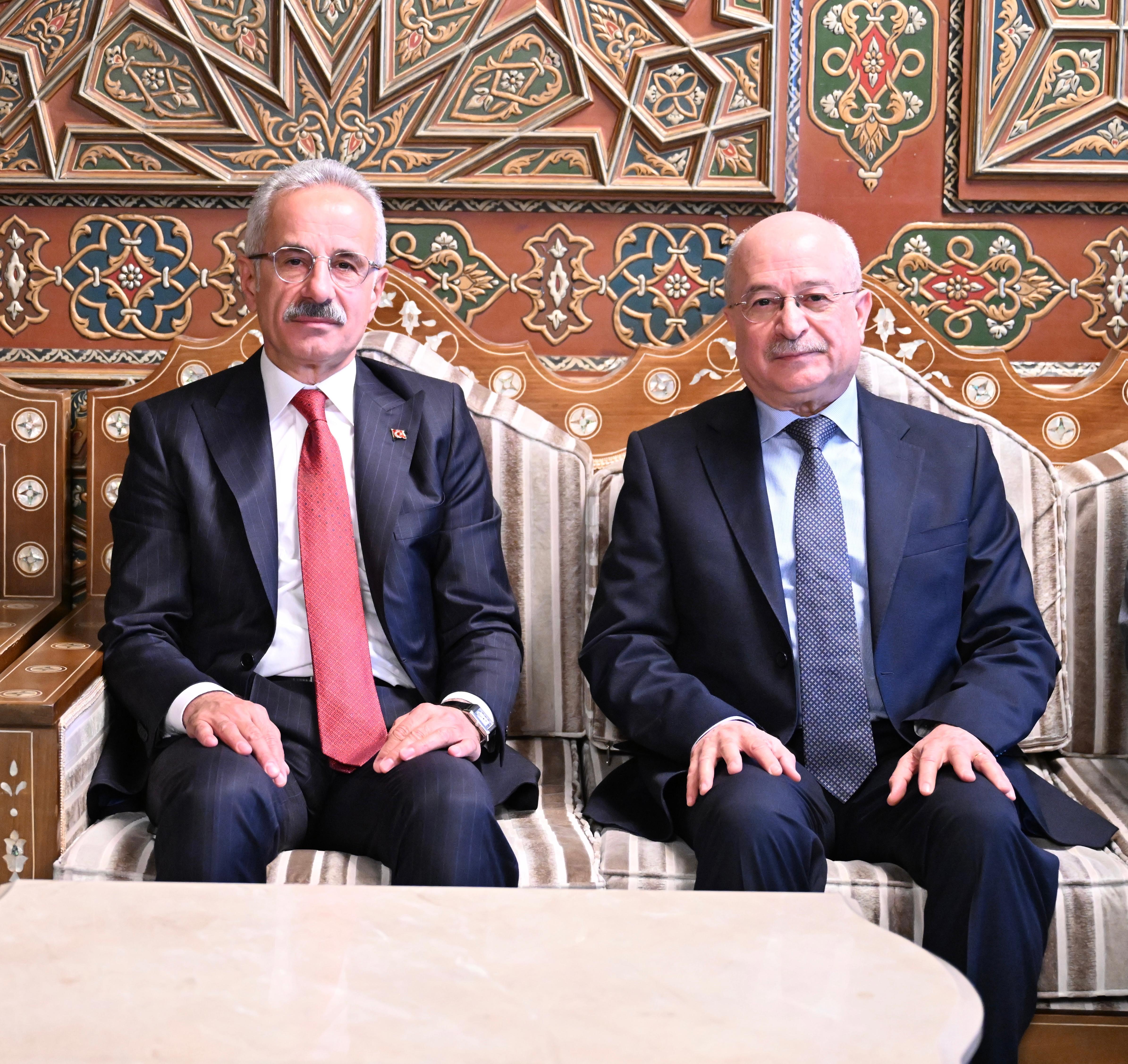 ULAŞTIRMA VE ALTYAPI BAKANI ABDULKADİR URALOĞLU ŞAM’DA