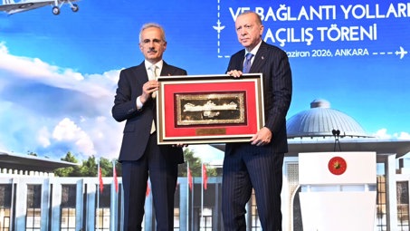 CUMHURBAŞKANI ERDOĞAN, ANKARA HAVALİMANI VE BAĞLANTI YOLLARINI HİZMETE AÇTI