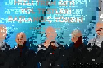 MİLLİ ELEKTRİKLİ HIZLI TREN SAATTE 225 KİLOMETRE HIZA ÇIKTI