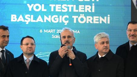MİLLİ ELEKTRİKLİ HIZLI TREN SAATTE 225 KİLOMETRE HIZA ÇIKTI