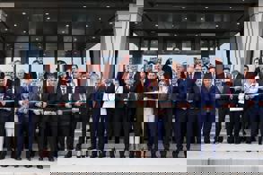 ANTALYA HAVALİMANI DEVLET KONUKEVİ CUMHURBAŞKANI RECEP TAYYİP ERDOĞAN TARAFINDAN HİZMETE AÇILDI