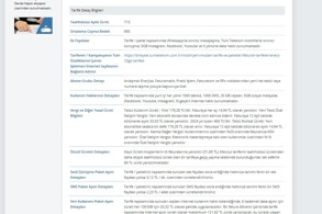 TARİFE KARŞILAŞTIRMA SİSTEMİ E-DEVLET'TE