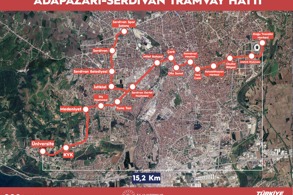 ADAPAZARI İLE SERDİVAN 15,2 KİLOMETRELİK TRAMVAY HATTIYLA BAĞLANACAK