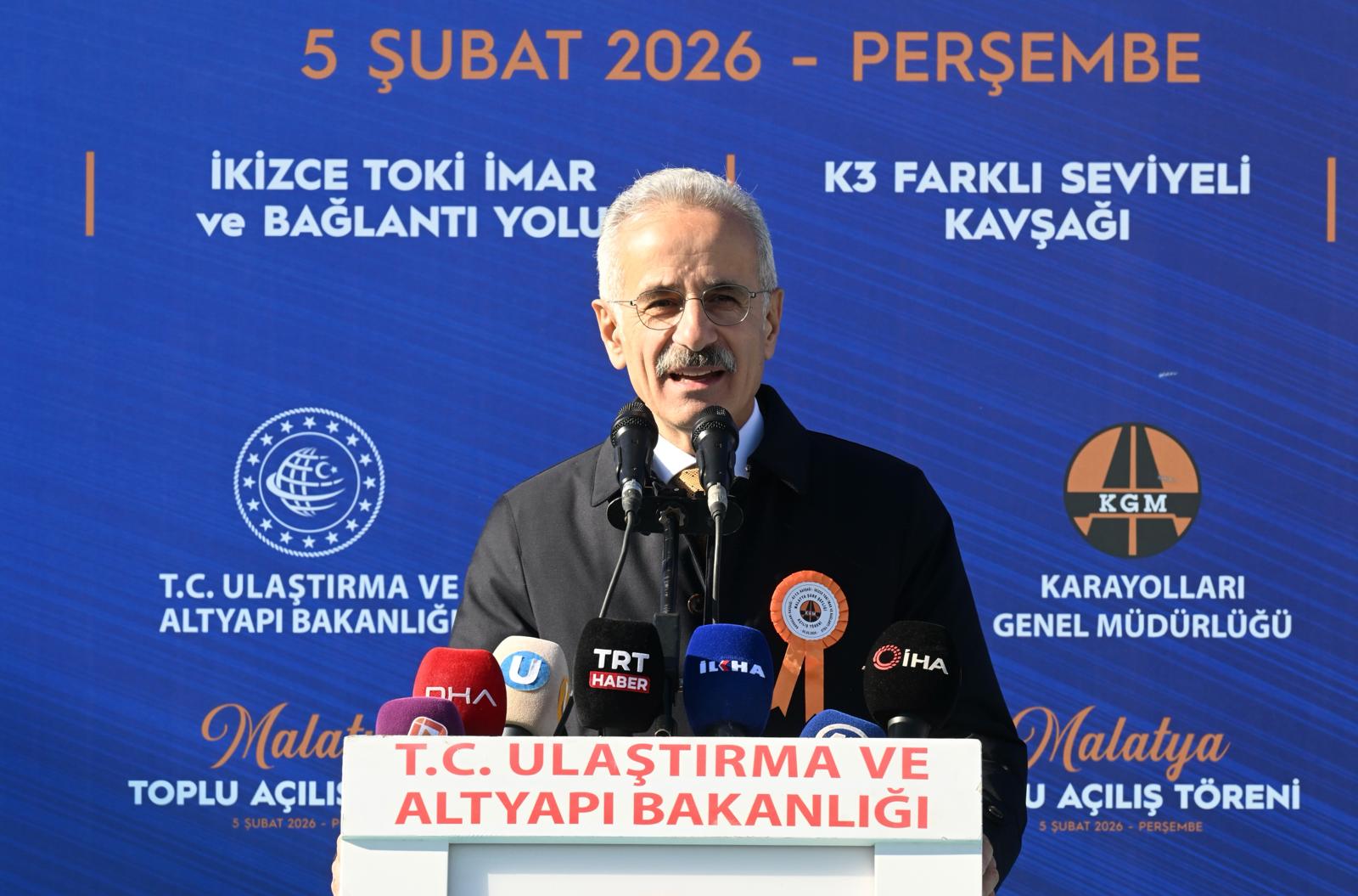 MALATYA’YA ÜÇ STRATEJİK KARAYOLU PROJESİ