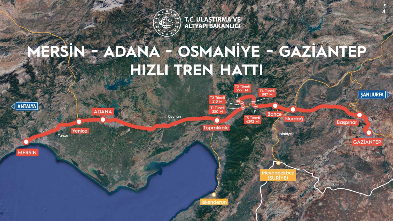 ULAŞTIRMA VE ALTYAPI BAKANI KARAİSMAİLOĞLU: OSMANİYE, 2025'TE HIZLI TRENE KAVUŞACAK - Haberler - T.C. Ulaştırma ve Altyapı Bakanlığı